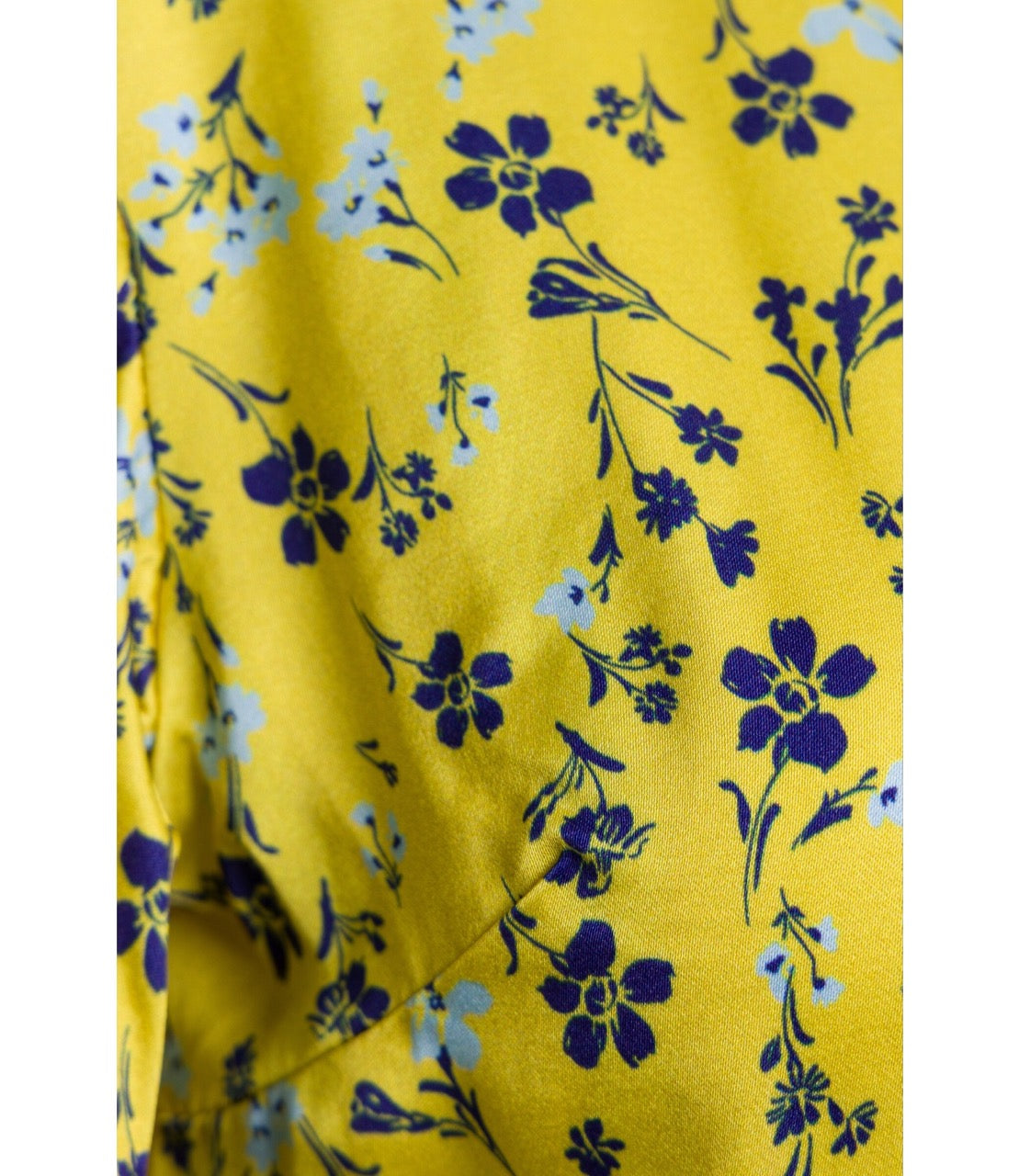 Saiph floral yellow print shirt
