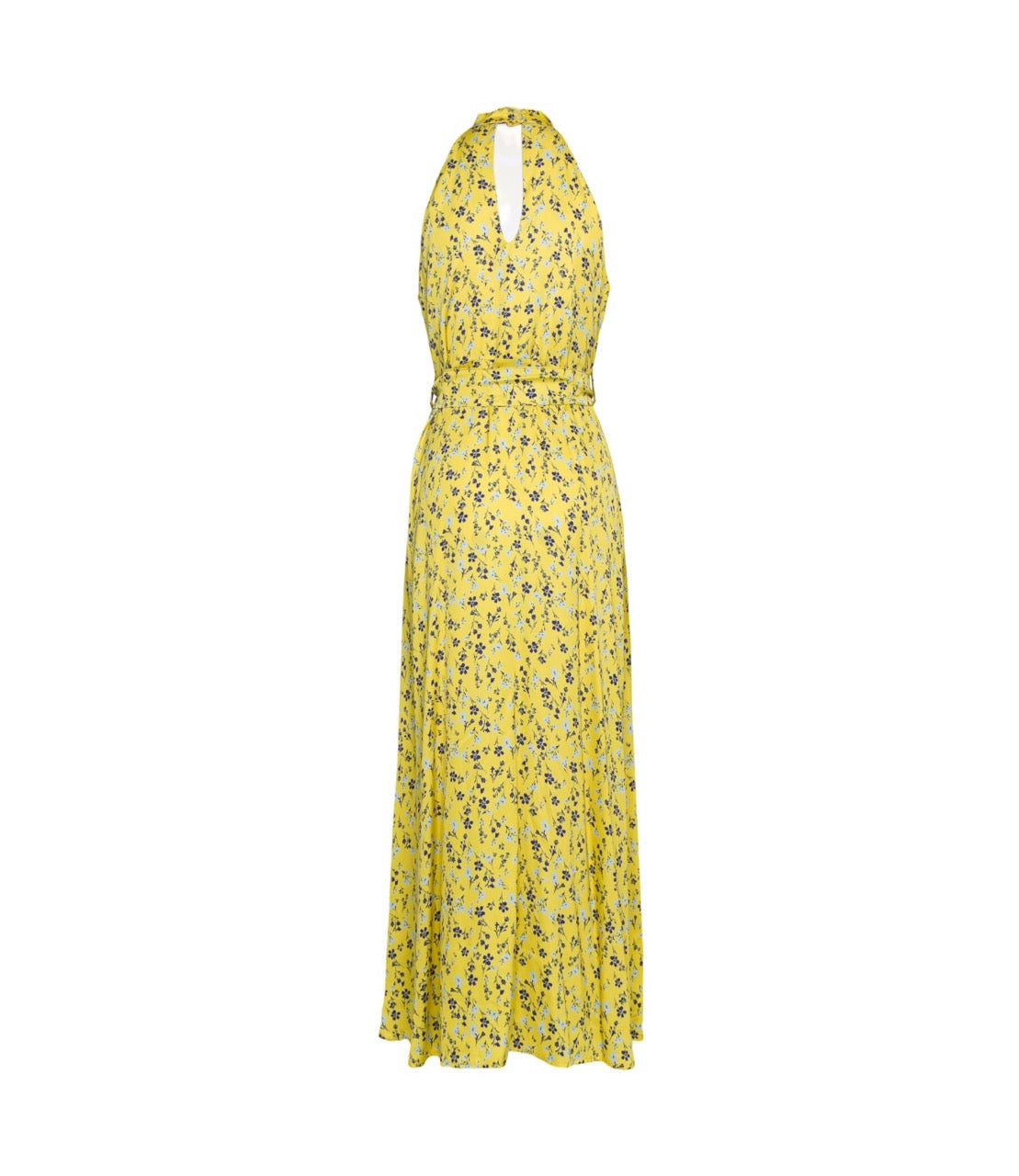 Saiph floral yellow print long dress