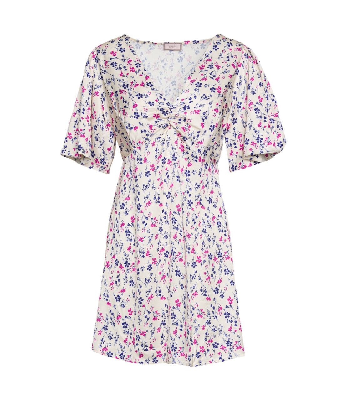Saiph floral cream print dress