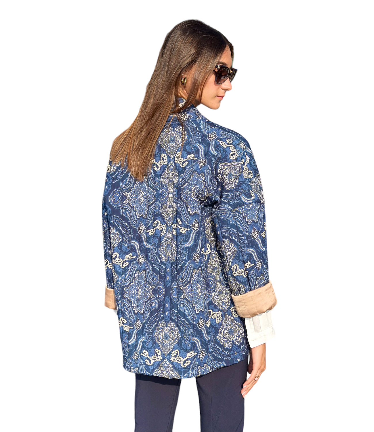 Kontatto blue kimono jacket