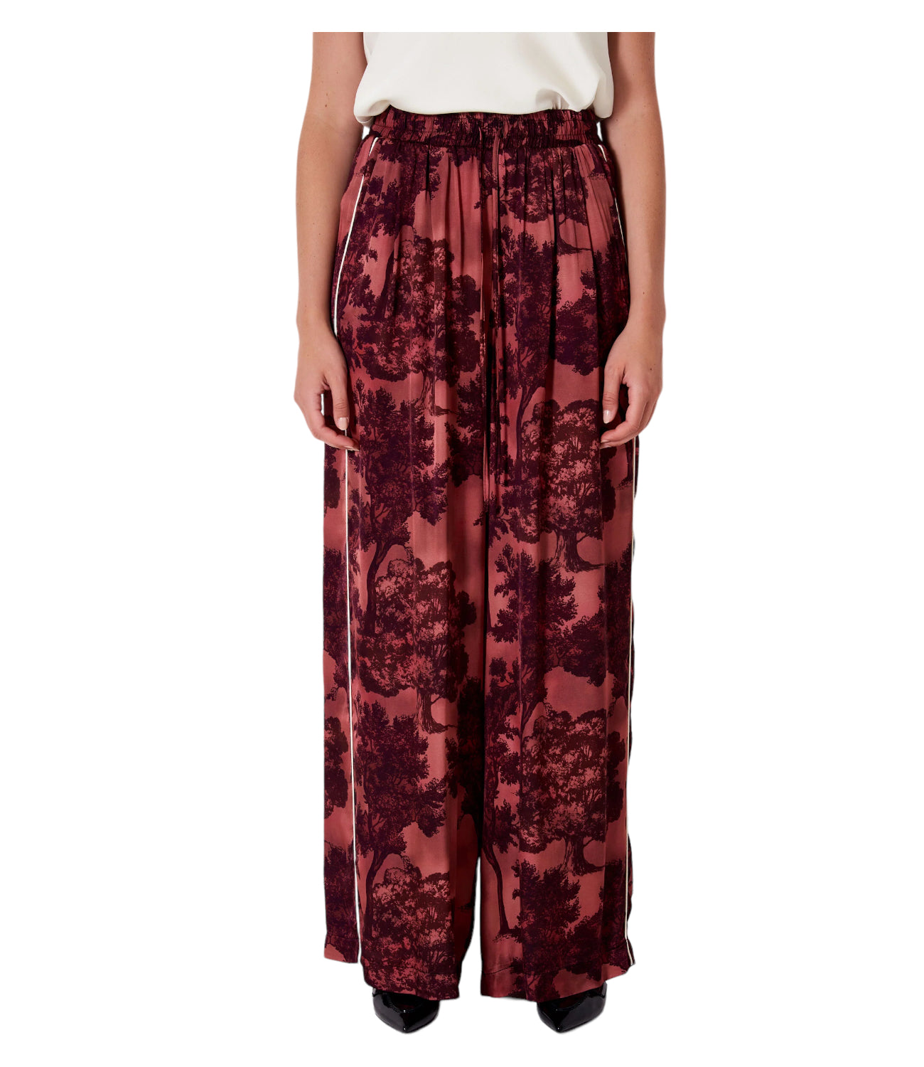 Vicolo pink flower pants