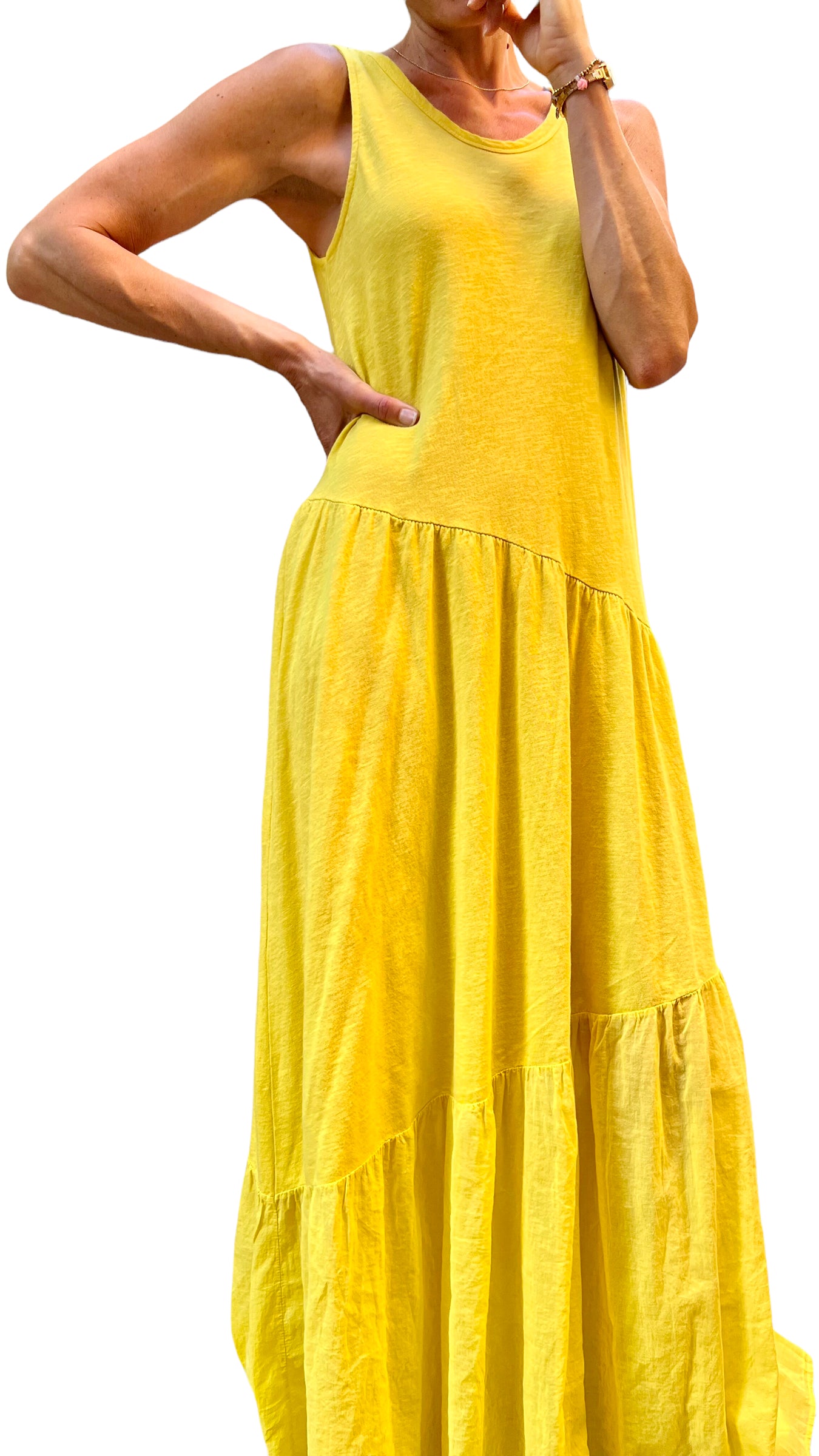 Kontatto yellow dress